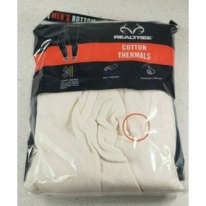 Realtree Men's Heavyweight Cotton Thermal bottom SIZE XL